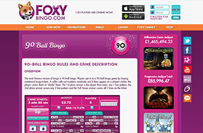 £5 Free Bonus for New Players at Foxy Bingo