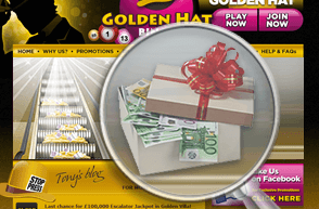 Welcome bonus at Golden Hat bingo