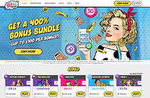 A great bonus bundle for bingo and slots at Win Bingo