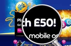 Welcome Bonus of £50 at Gala Bingo