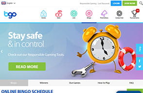 Home page of BGO