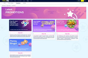 You can spend the welcome bonus on bingo and slots at William Hill
