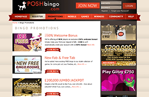 Promotions and deals at Posh